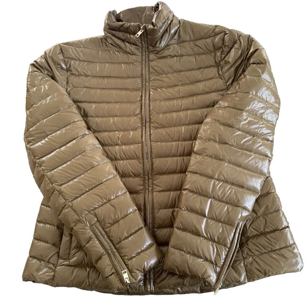 Zara Women's Lightweight Down PufferJacket Size L - Picture 2 of 9